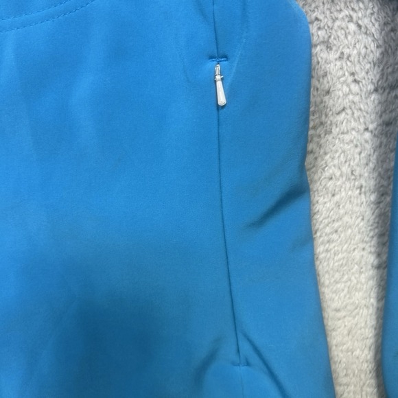 The North Face Caroleena Jacket Womens M Blue Softshell Windproof Outdoor Pocket - Picture 7 of 12